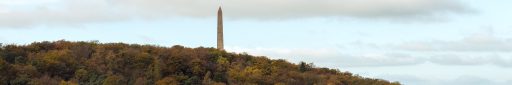 view of Wellington Monument in the distance