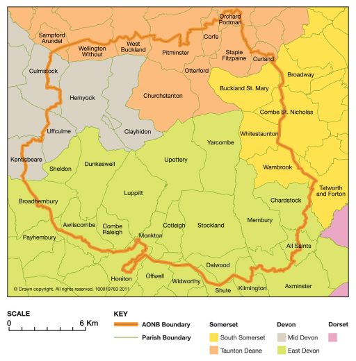 parish boundary map