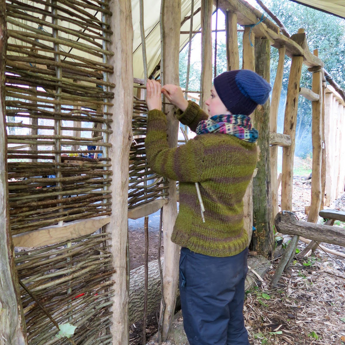 Anglo-Saxon building at Newhaven Coppice