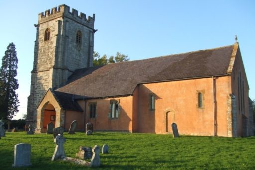 outside of St Thomas' Church in Thurlbear