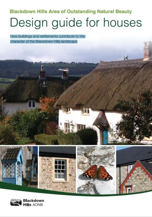 Design guide for houses front cover of leaflet
